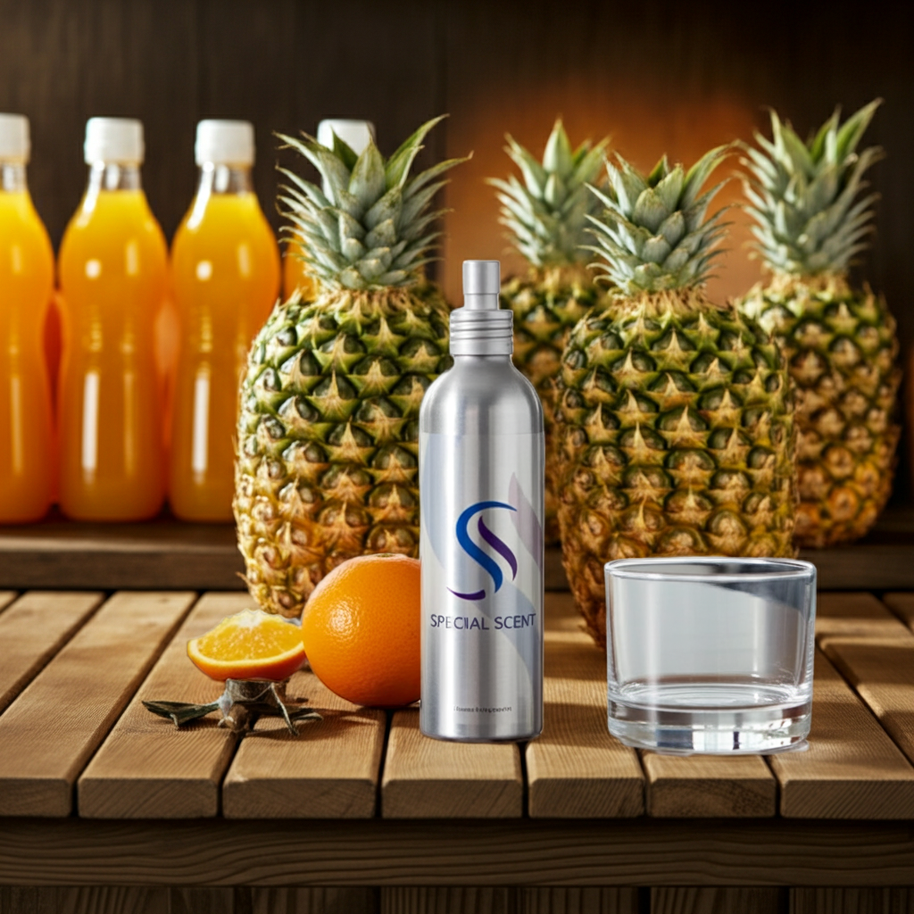 Piña Colada illat illatjegyei: szívjegyek
A Piña Colada illat ideális illat összejövetelekhez. A levegőben elterjedt ananász, kókusz és rum jegyei kihangsúlyozzák a vágyat egy friss és szomjoltó koktél elfogyasztására. Ideális egy estére a barátokkal, de mindenekelőtt fiatal és trendi klubokban használják a vendégkör növelésére.Tökéletes megoldás az illatmarketinghez.